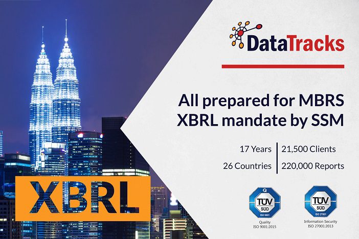 DataTracks XBRL Specialists for MBRS filing with SSM
